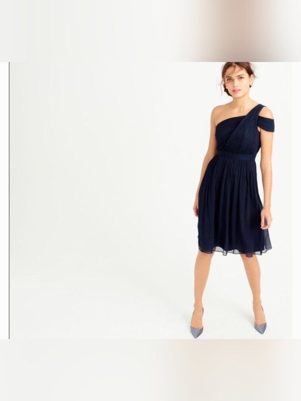J Crew/NWT Cara Silk Chiffon Bridesmaid Dress Sz 6